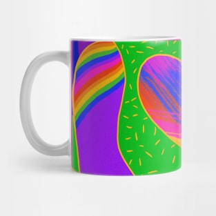 Rainbow girl love power Mug